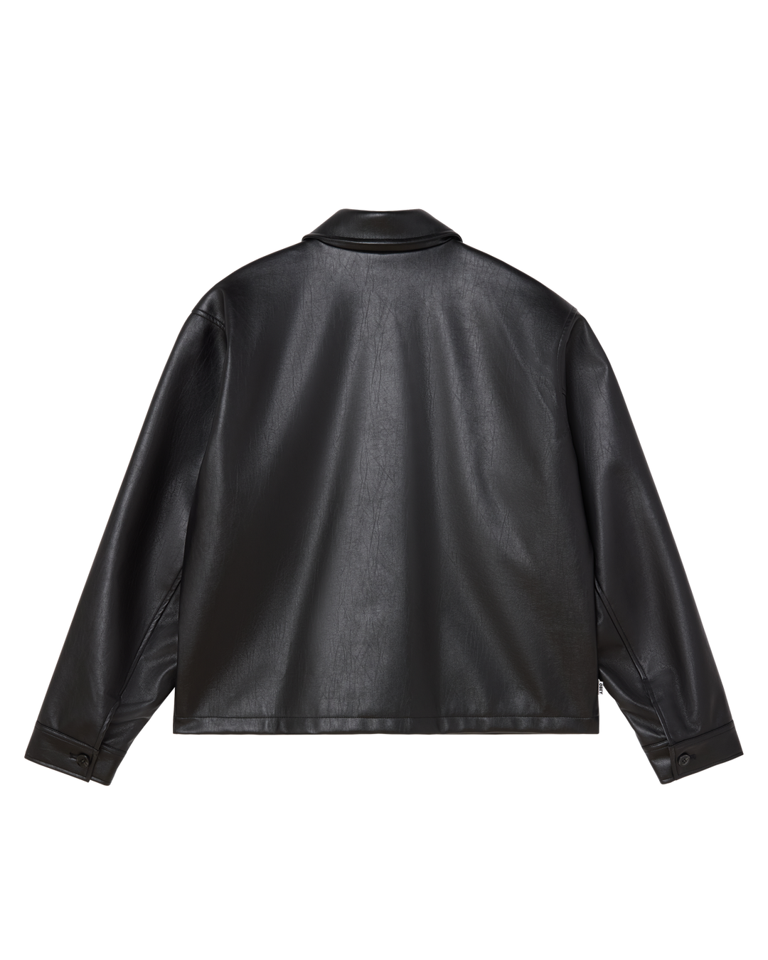 OBEY WORKMAN PU JACKET BLACK