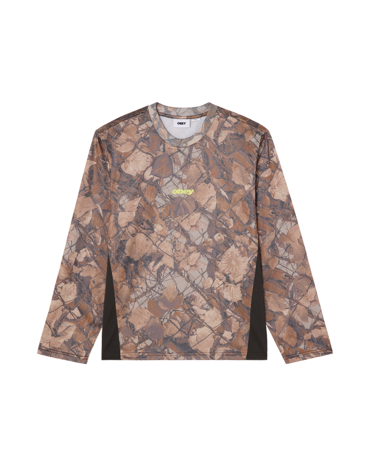 BASECAMP KNIT LS SHIRT FENCE CAMO MULTI