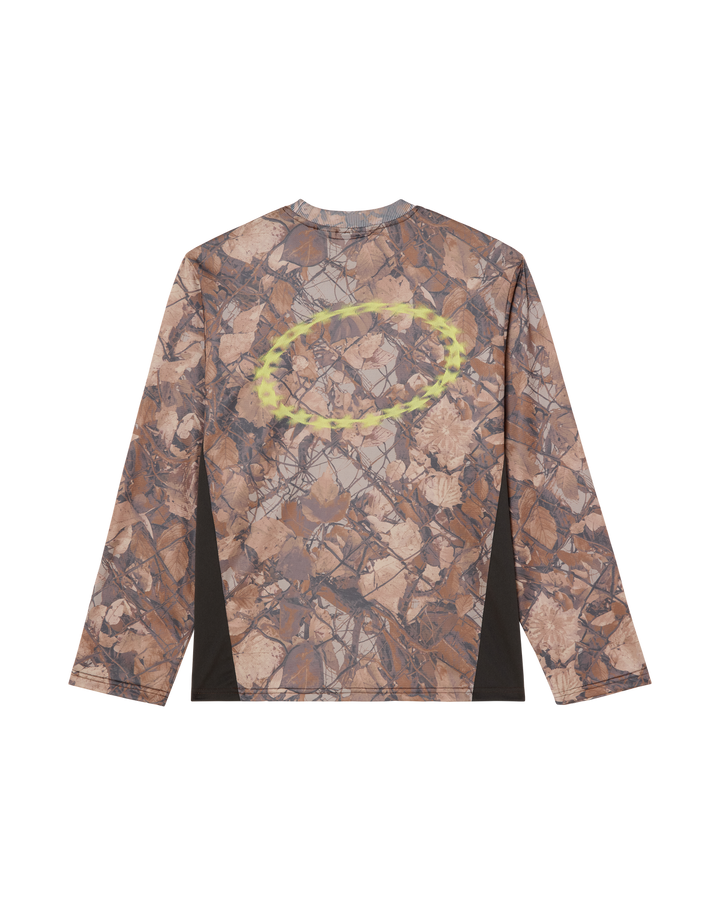 BASECAMP KNIT LS SHIRT FENCE CAMO MULTI