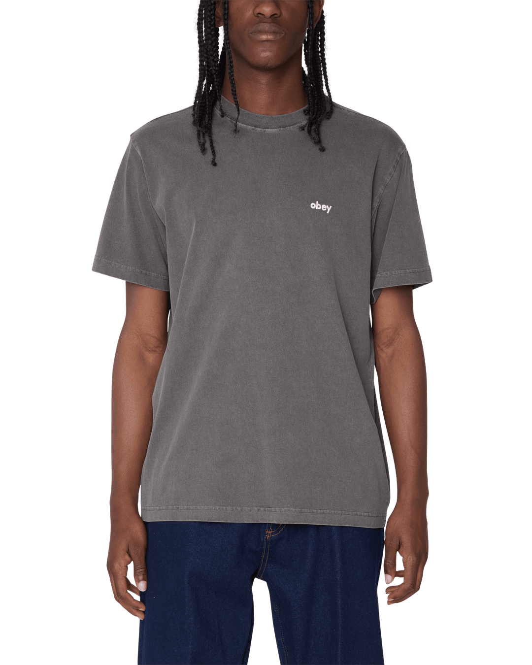 LOWERCASE PIGMENT TEE SS PIGMENT DIGITAL BLACK