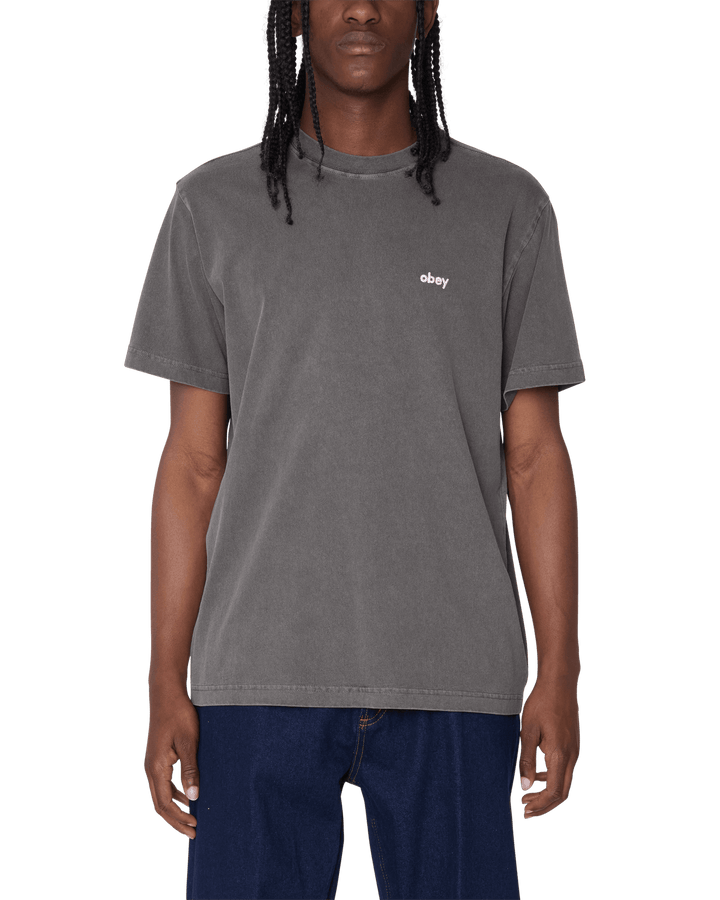 LOWERCASE PIGMENT TEE SS PIGMENT DIGITAL BLACK