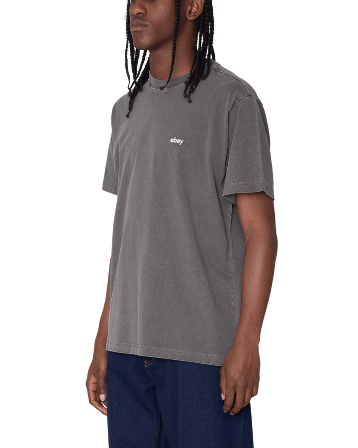 LOWERCASE PIGMENT TEE SS PIGMENT DIGITAL BLACK