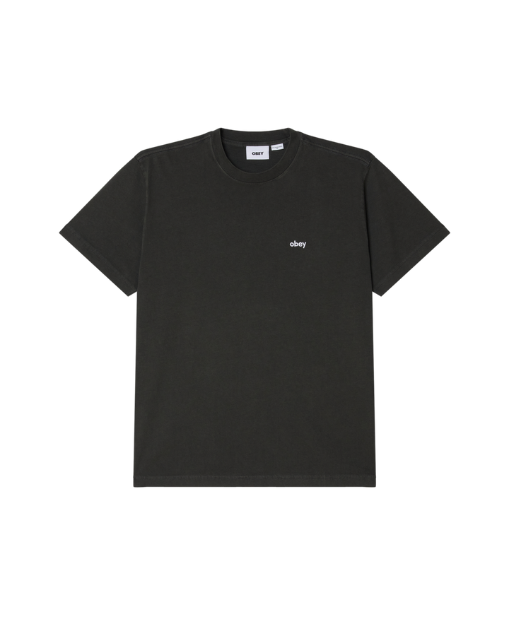 LOWERCASE PIGMENT TEE SS PIGMENT - PIRATE BLACK