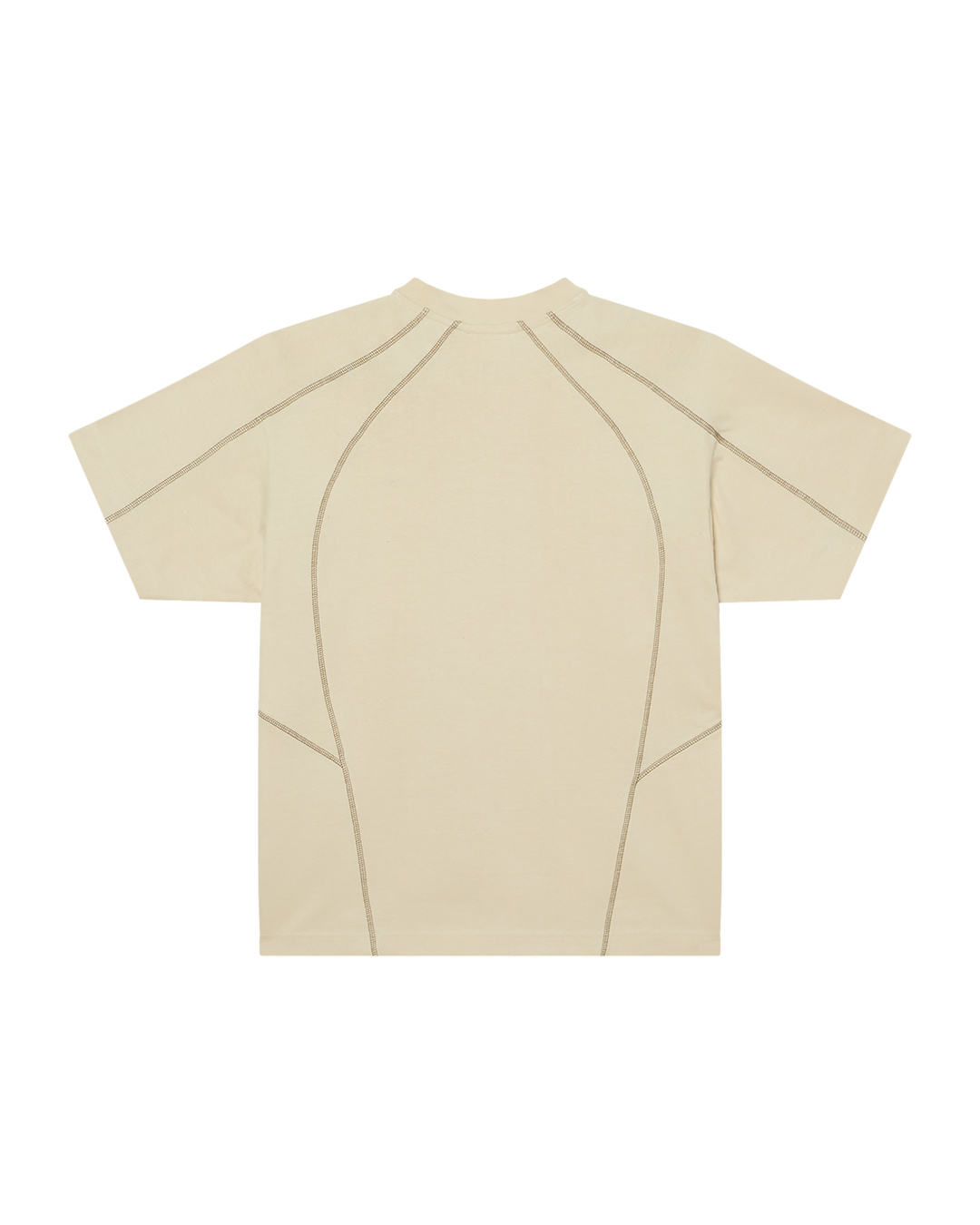 OBEY CONTRAST STITCH TEE SILVER BIRCH