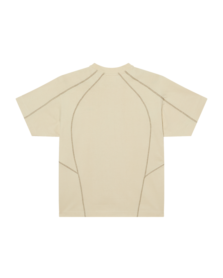 OBEY CONTRAST STITCH TEE SILVER BIRCH