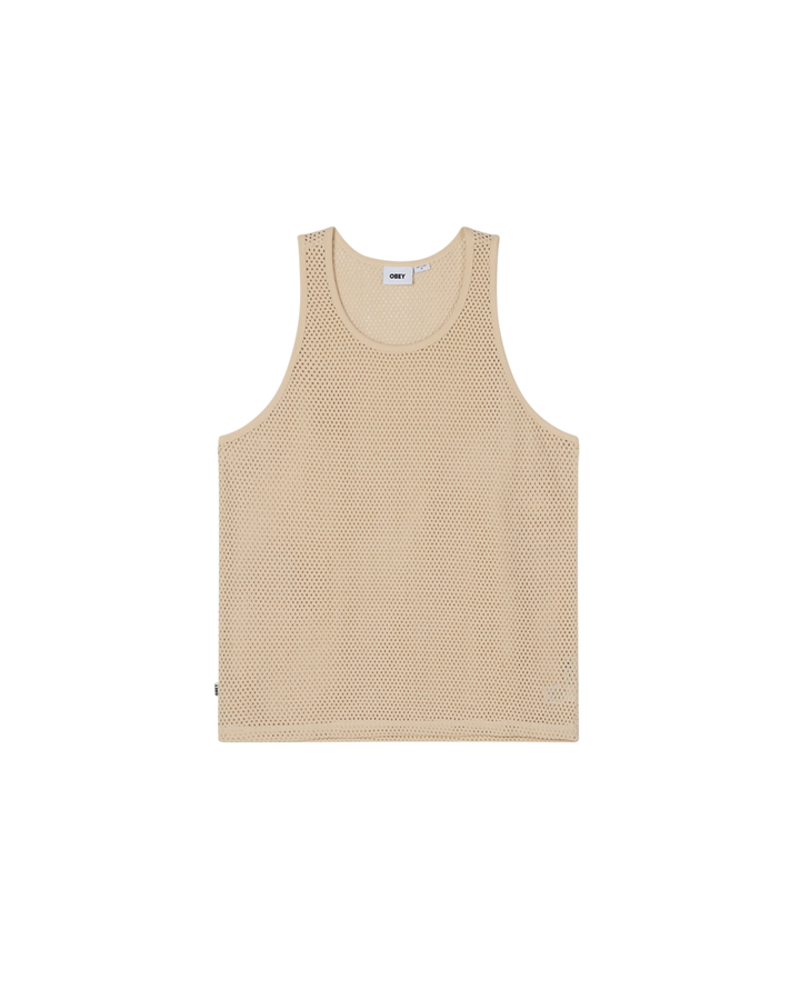 MORRO MESH TANK - WOOD ASH