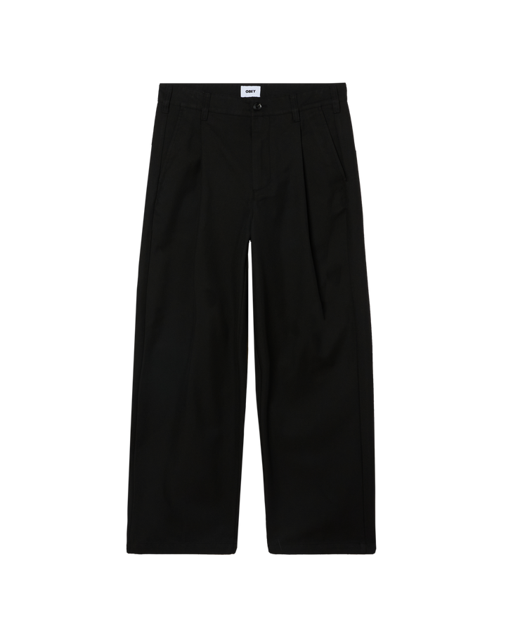 DEAN PLEATED PANT - BLACK