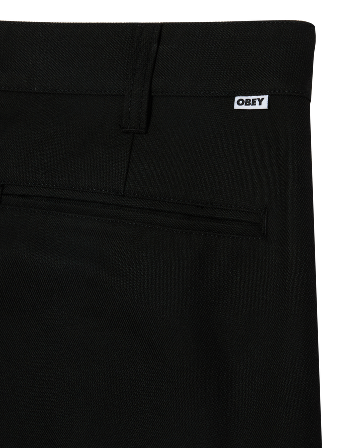 DEAN PLEATED PANT - BLACK