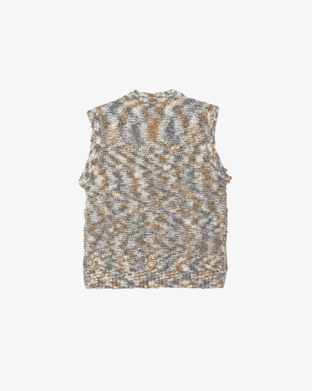 REUBEN SWEATER VEST GREY MULTI