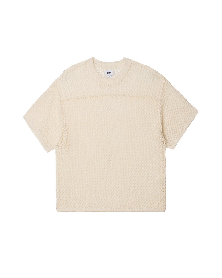 LARRY FOOTBALL SWEATER - NATURAL