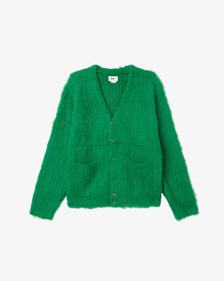 PATRON CARDIGAN -  LIGHT GREEN