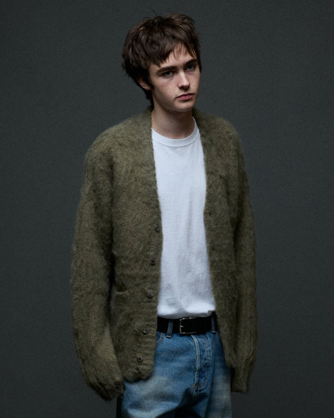 PATRON CARDIGAN - TEA LEAF