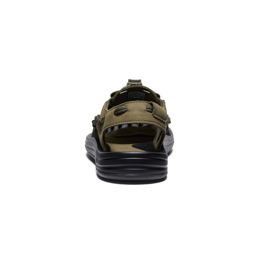 Uneek- dark olive/black - recycled plastic cord upper / rubber outsole