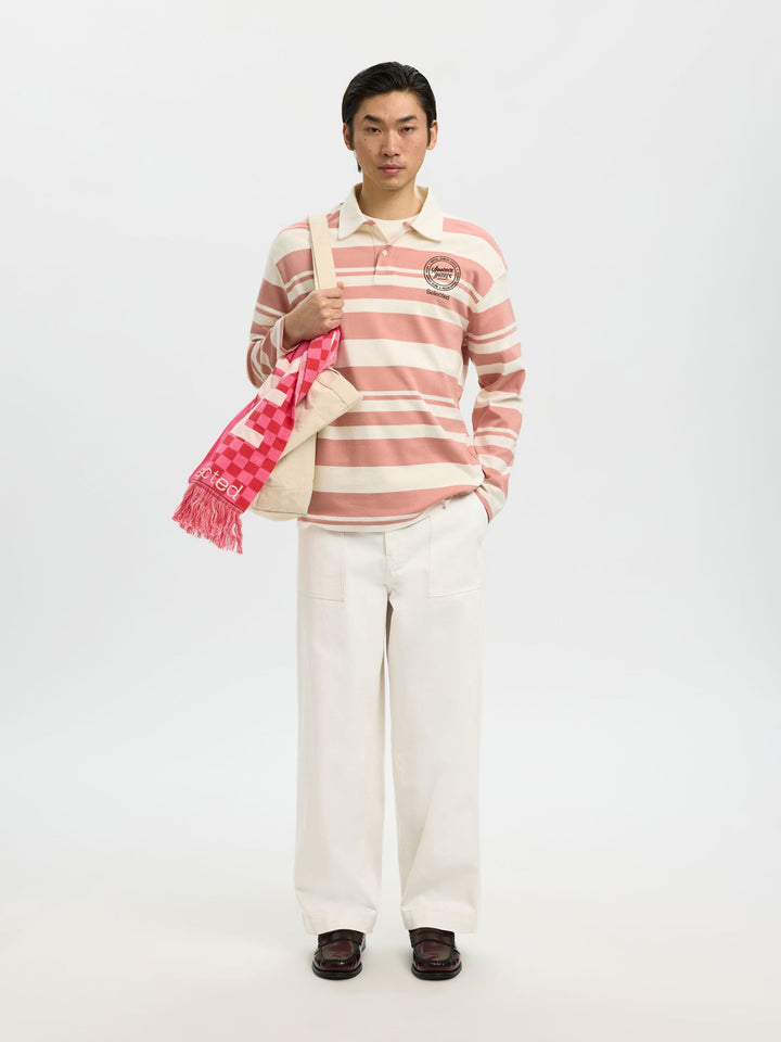 SLH260-WIDE LEG HOTEL AMOUR PANT - egret