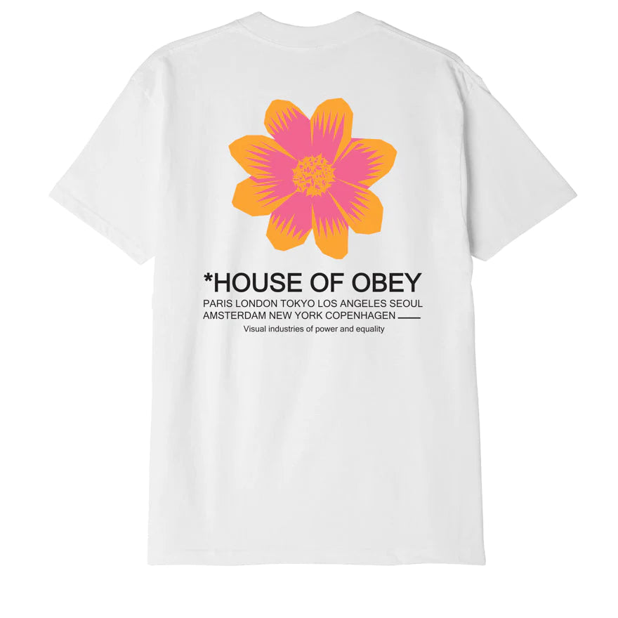 T-Shirt "House of Flower"  - white