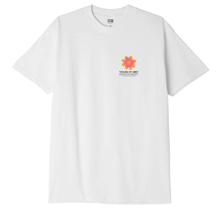 T-Shirt "House of Flower"  - white