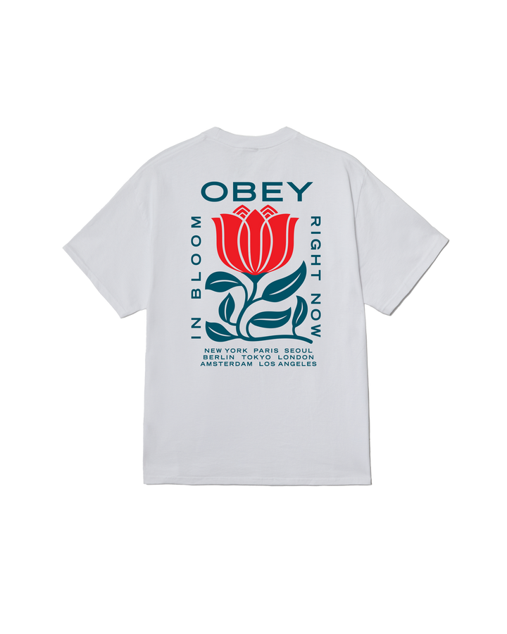 OBEY IN BLOOM - WHITE