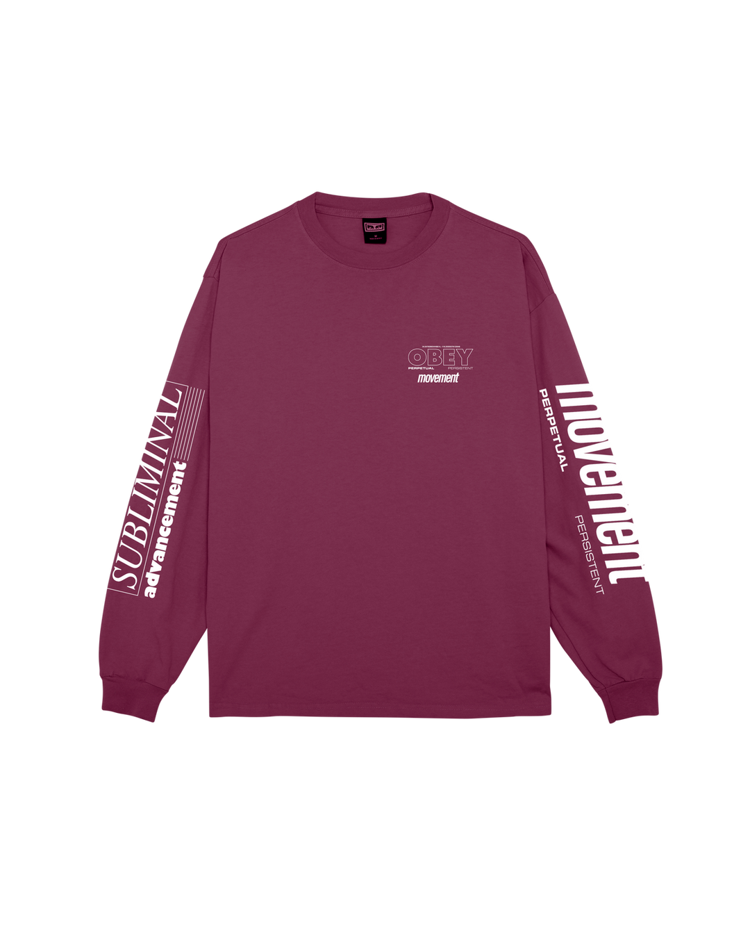 OBEY PERSISTENT MOVEMENT  - PIGMENT BERRY