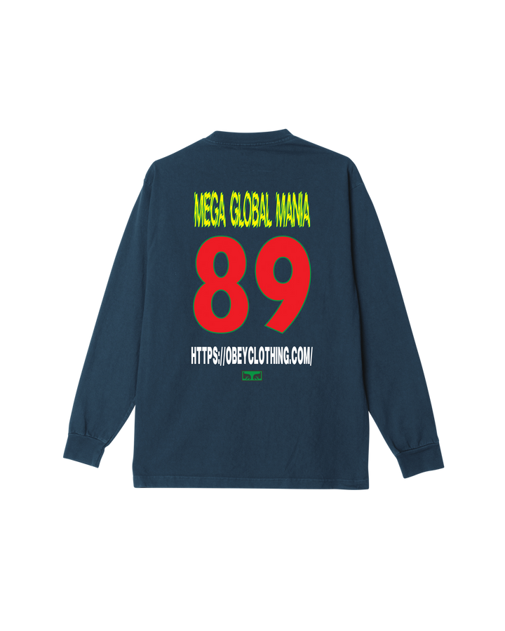 OBEY MEGA GLOBAL MANIA -  PIGMENT DARK DENIM