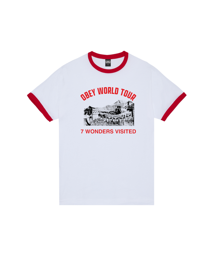 OBEY 7 WONDERS VISITED WHITE / RED