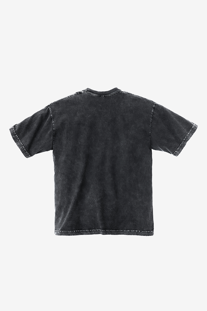 Garment Dye Crew Neck T-Shirt - carbon black