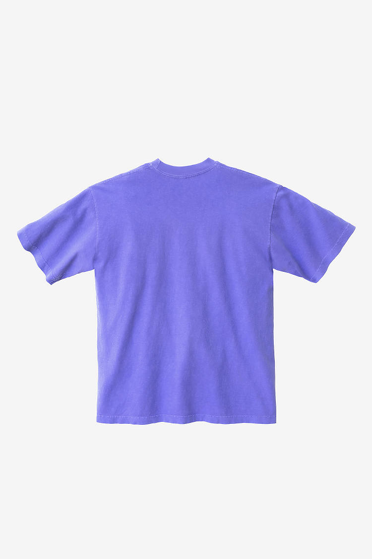 NEON CREW NECK T-SHIRT - neon purple