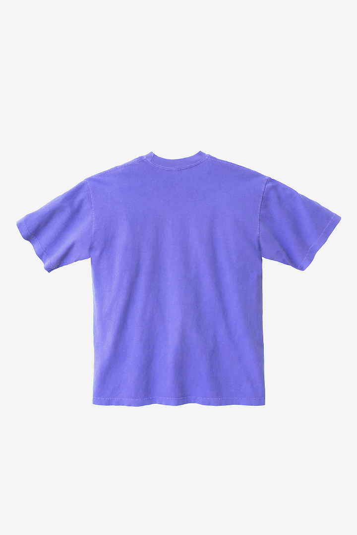 NEON CREW NECK T-SHIRT - neon purple