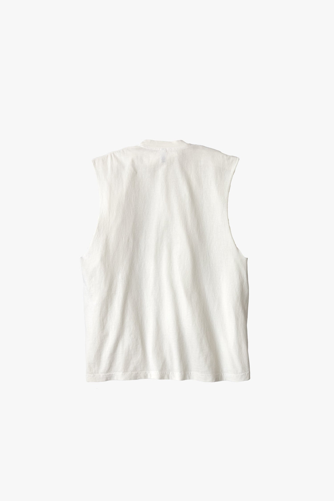 SLEEVELESS T-SHIRT - off white
