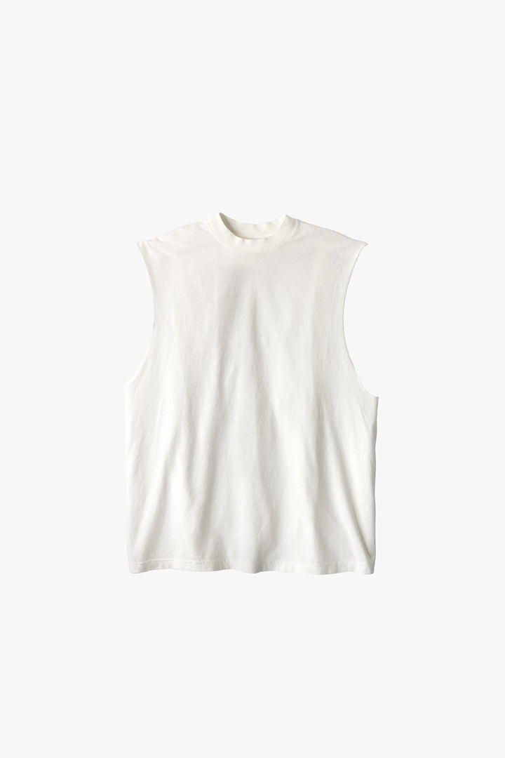 SLEEVELESS T-SHIRT - off white