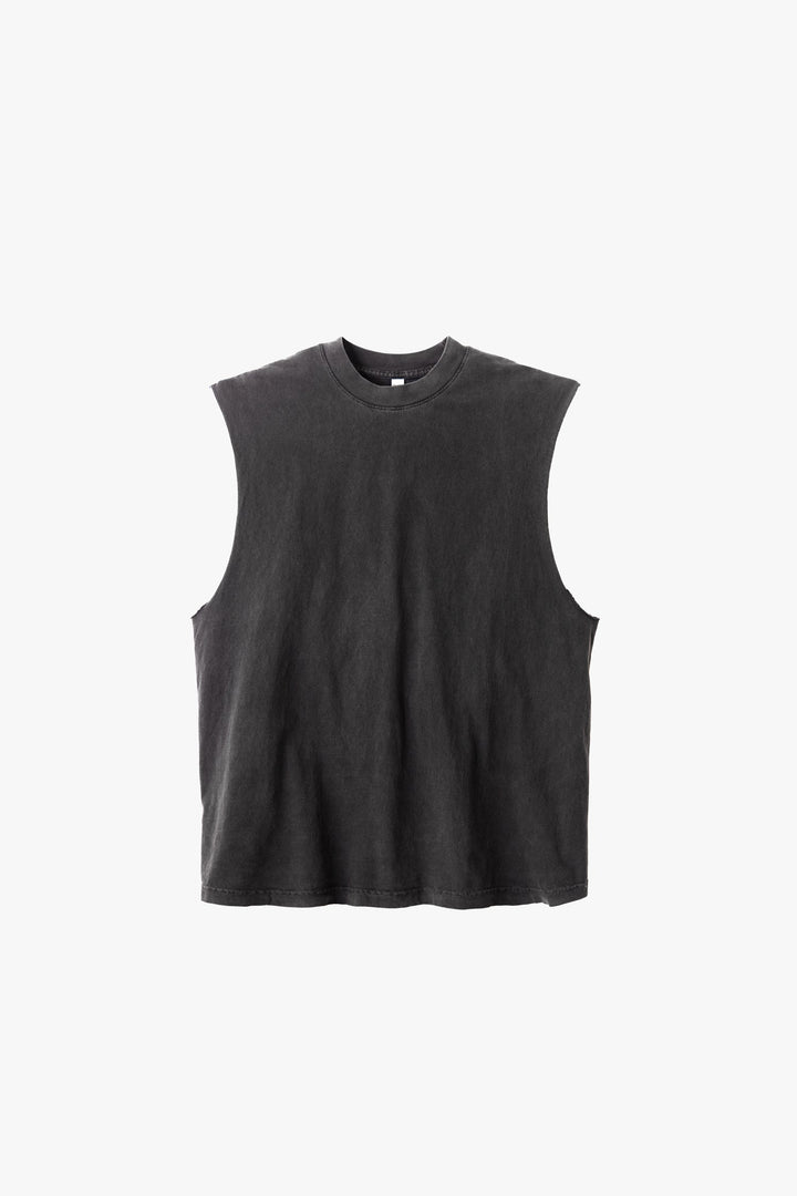 SLEEVELESS T-SHIRT - vintage black