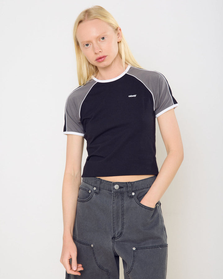 REPLAY RAGLAN SS DIGITAL BLACK MU