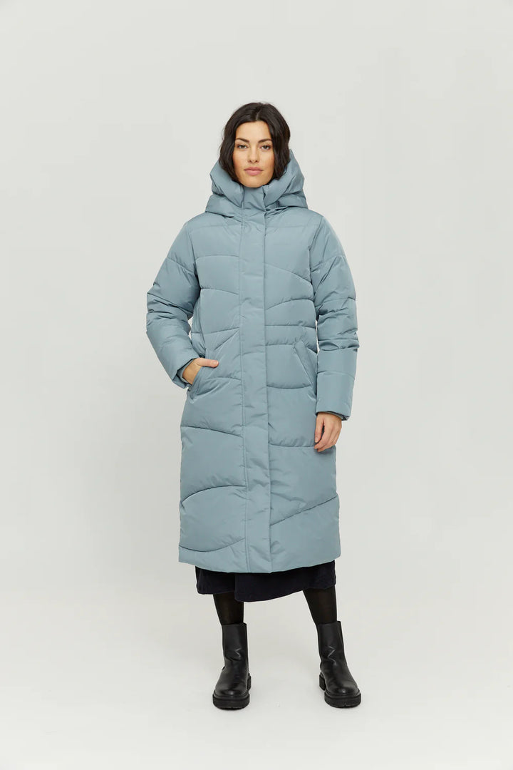 Wanda Coat - dove blue