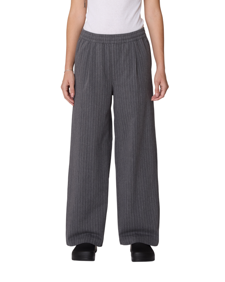 IRINA PLEATED PANT - GREY MULTI