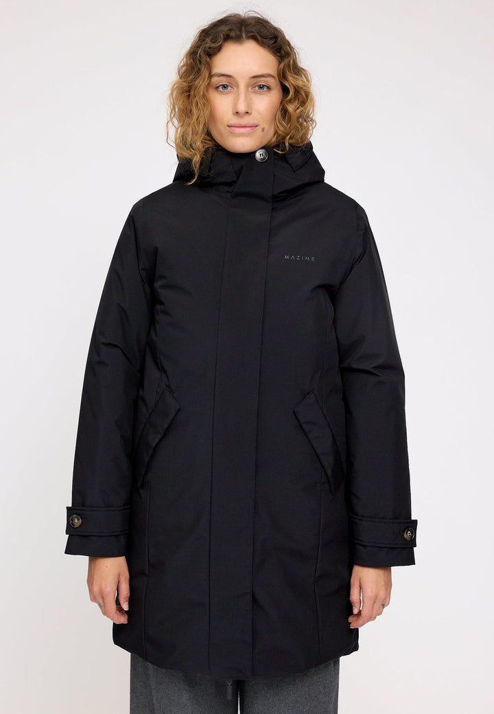 Functional Padded Parka - black