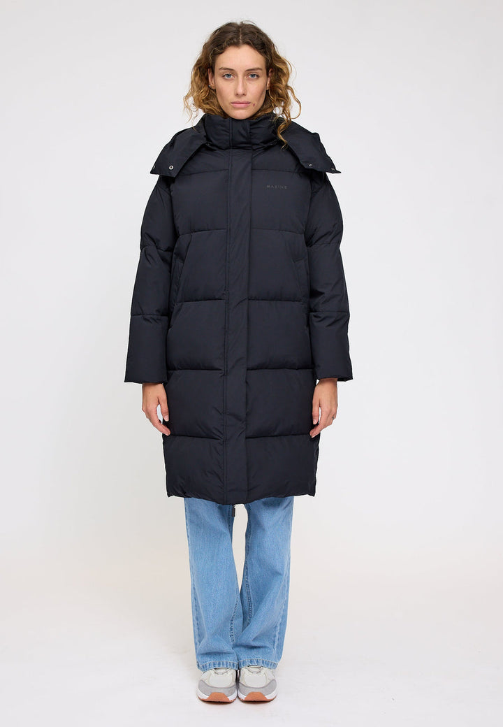 Oversized Puffer Coat - black