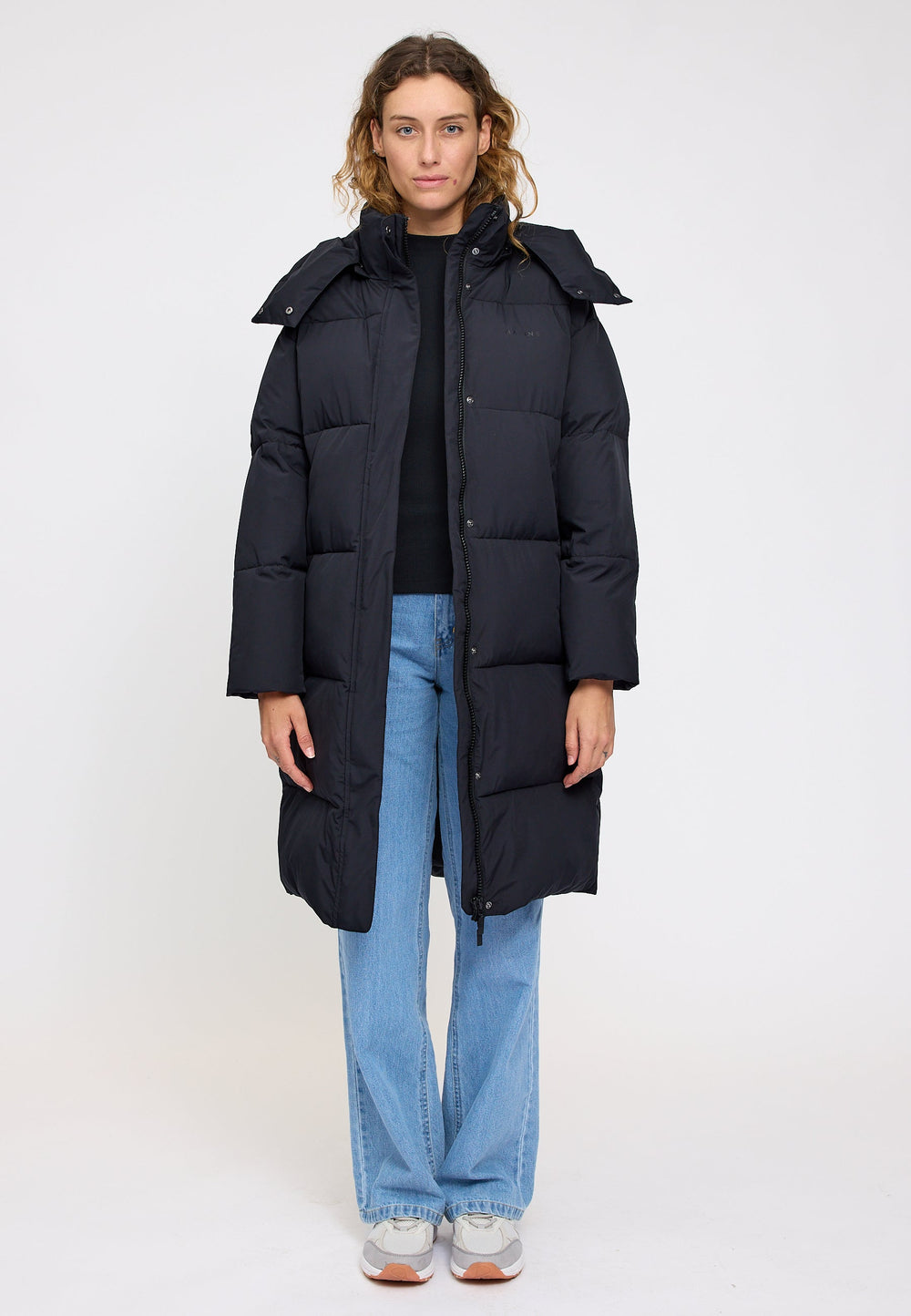 Oversized Puffer Coat - black
