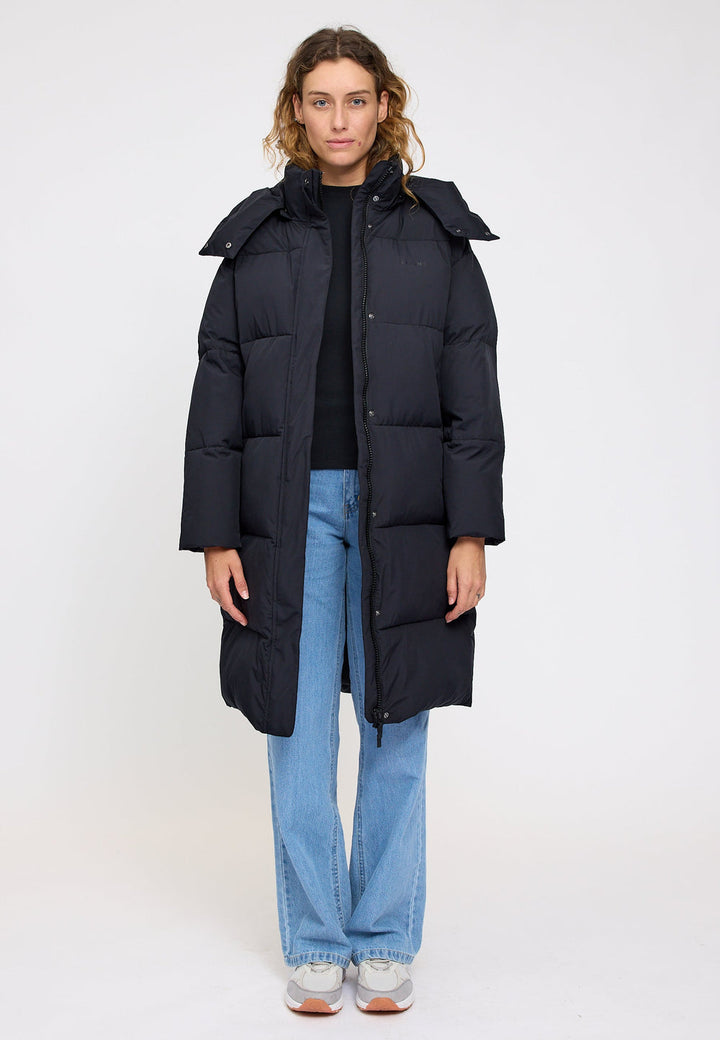 Oversized Puffer Coat - black