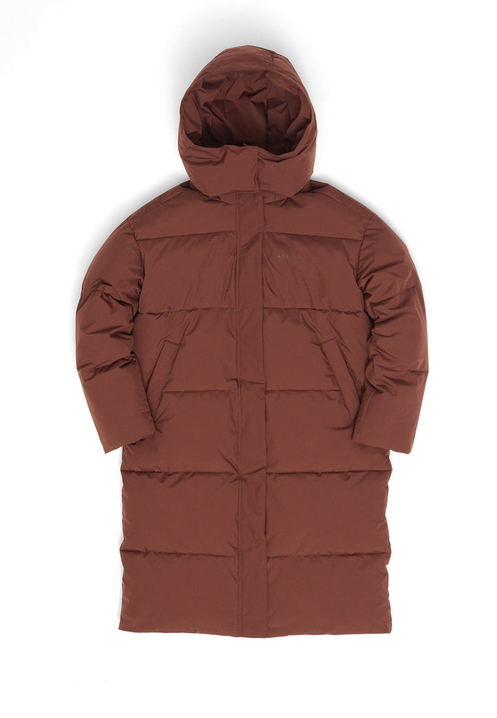 Oversized Puffer Coat - mahagony