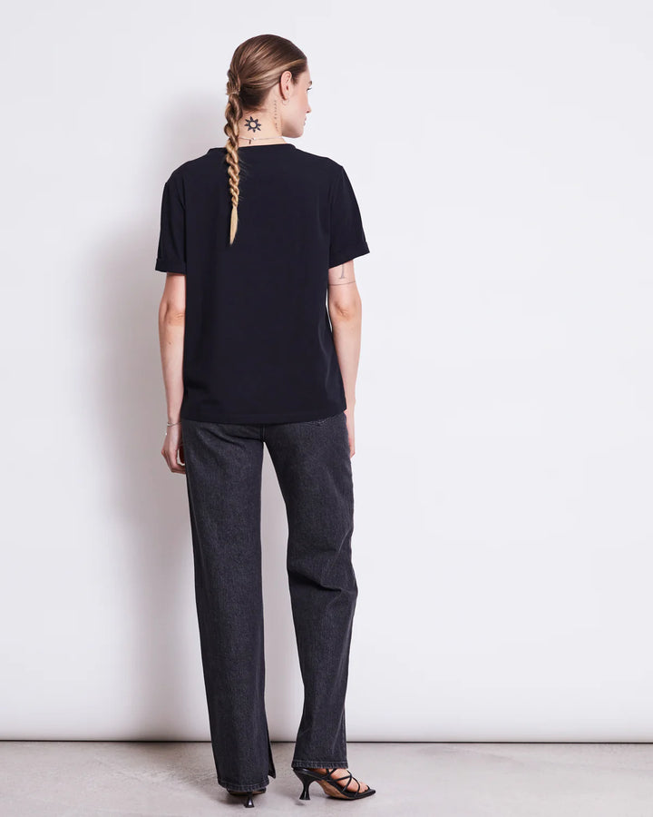 BRUSHED T-SHIRT BOY BLACK