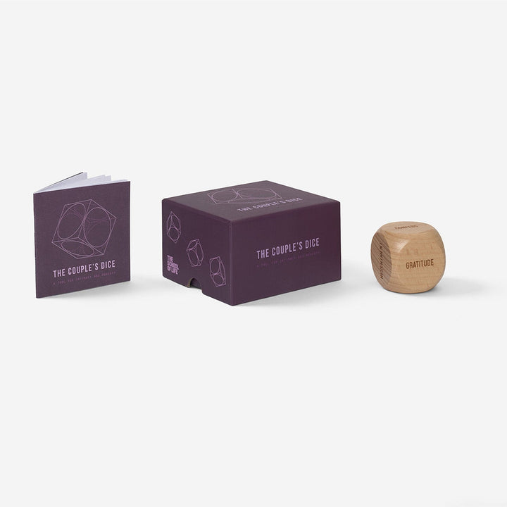 Würfelspiel "Couple's Dice" - Holz · Englisch | The School of Life