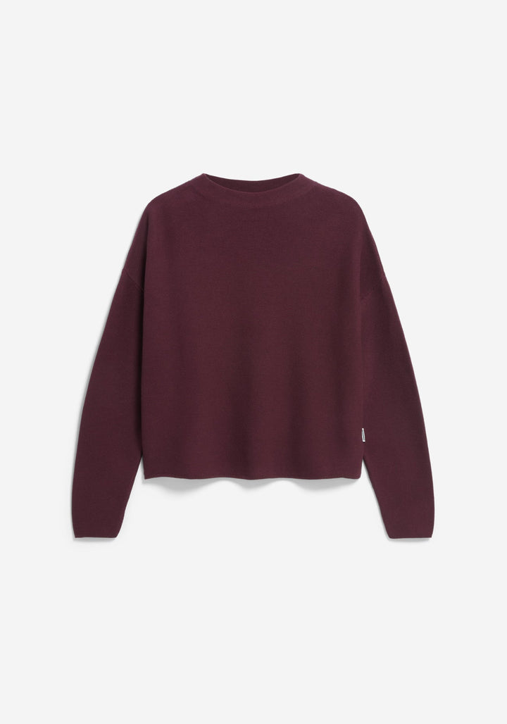 MERINAA LINKS LINKS SWEATER - dark cranberry