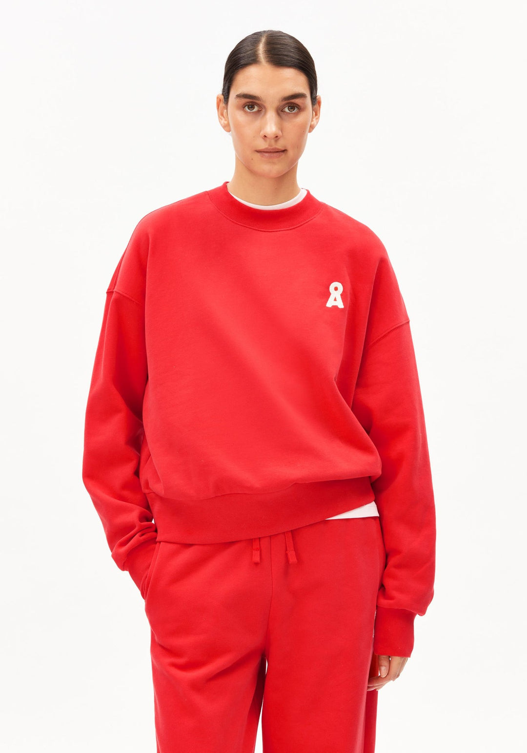 ICONIC Å ALIZAA SWEAT - mars red