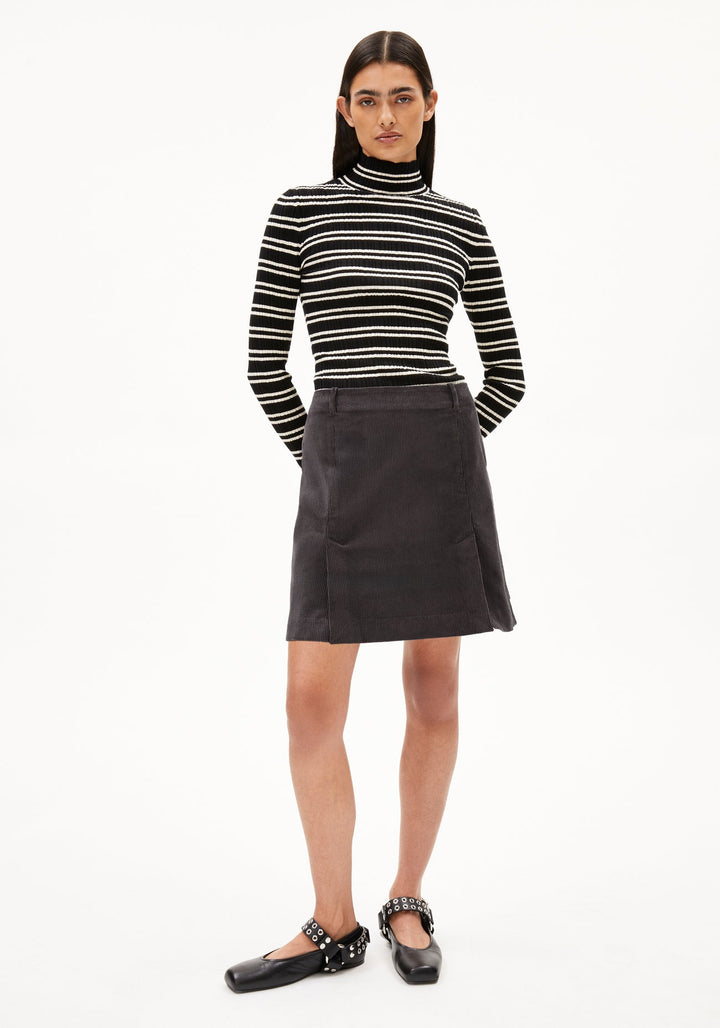 ZALAIAA CORDUROY - dark steel