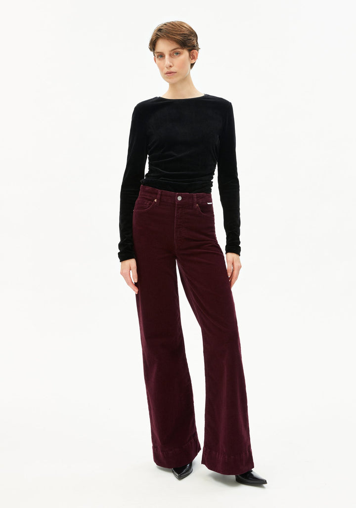 MURLIAA CORDUROY - DARK CRANBERRY