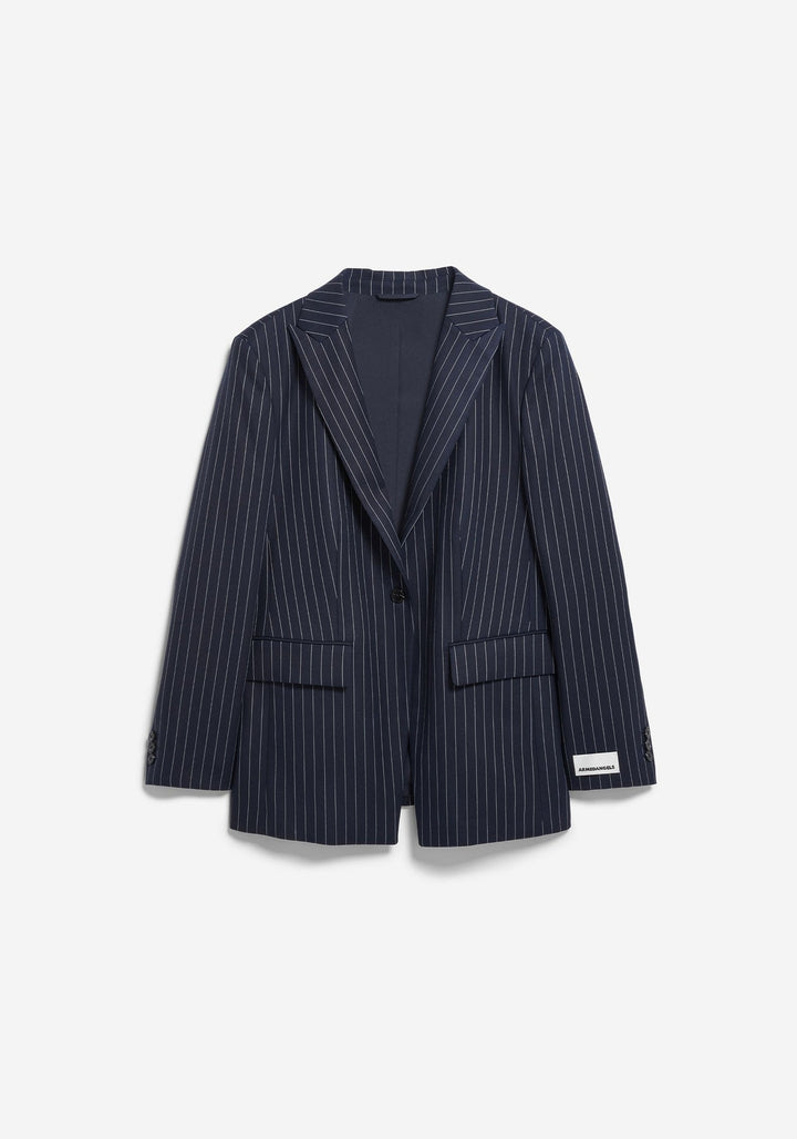 MIKULAA NADELSTREIFENBLAZER - night sky-white