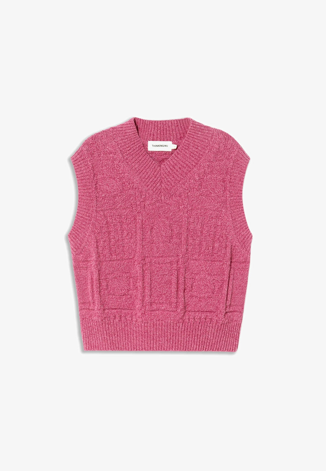 PINK LINKS MICA KNITTED VEST