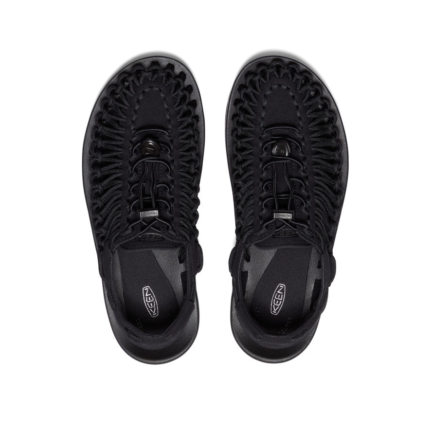 Uneek- black/black -recycled plastic cord upper / rubber outsole