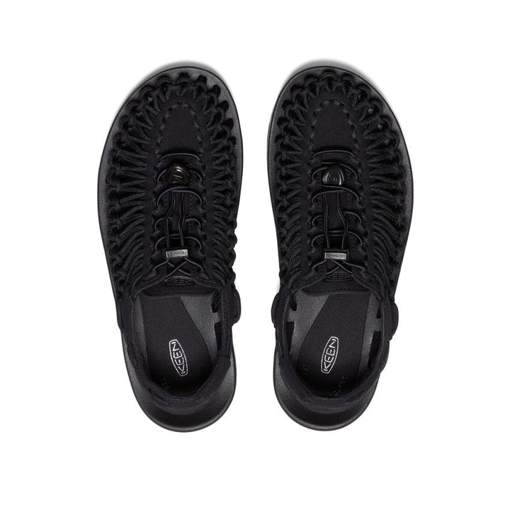 Uneek- black/black -recycled plastic cord upper / rubber outsole
