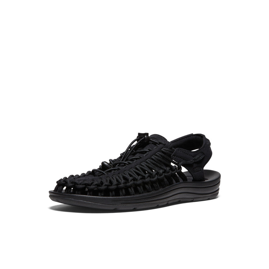 Uneek- black/black -recycled plastic cord upper / rubber outsole
