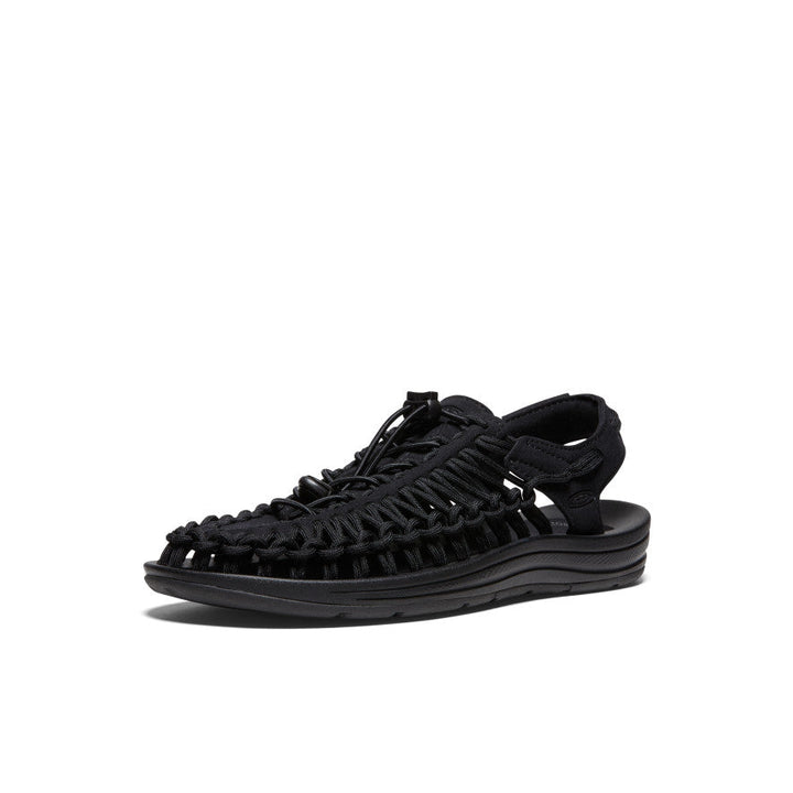 Uneek- black/black -recycled plastic cord upper / rubber outsole